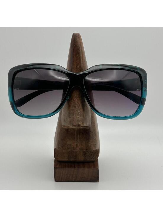 Elle Accessories - ELLE Women's Oversized Square Teal & Black Tortoise Sunglasses